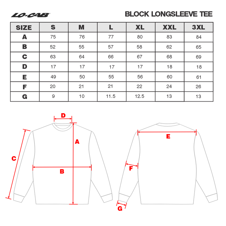 Block L/S Tee - Cast All Day