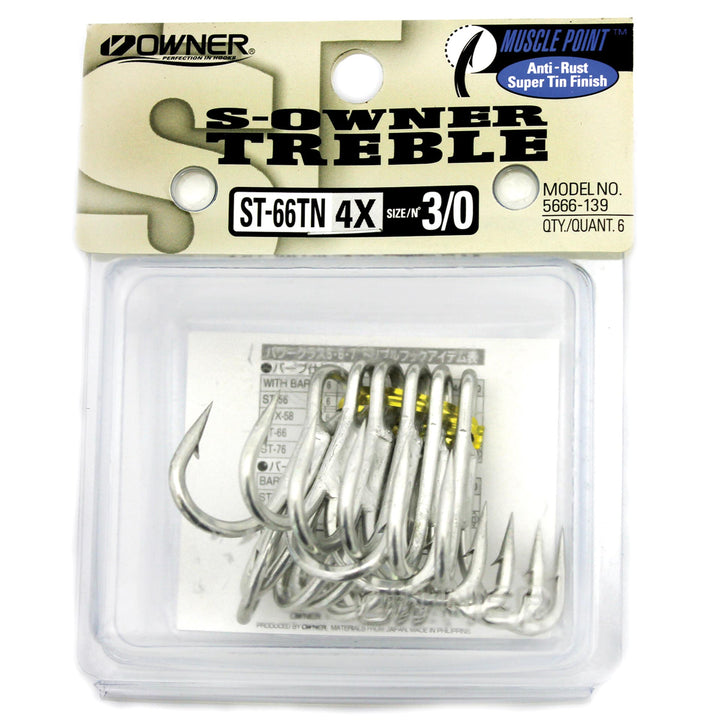 Owner ST-66TN Treble Hooks