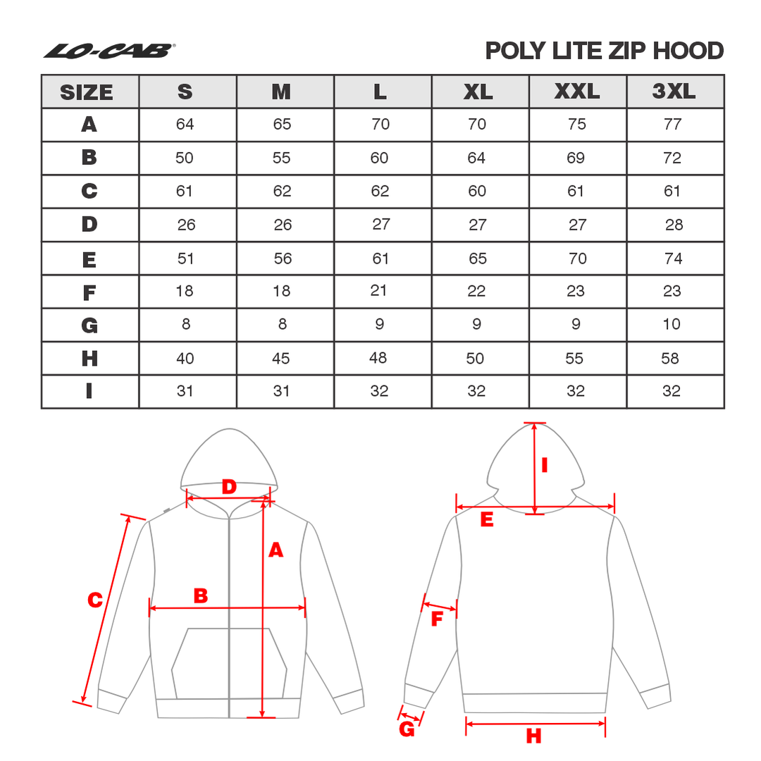 PolyLITE Zip Hood - Haku