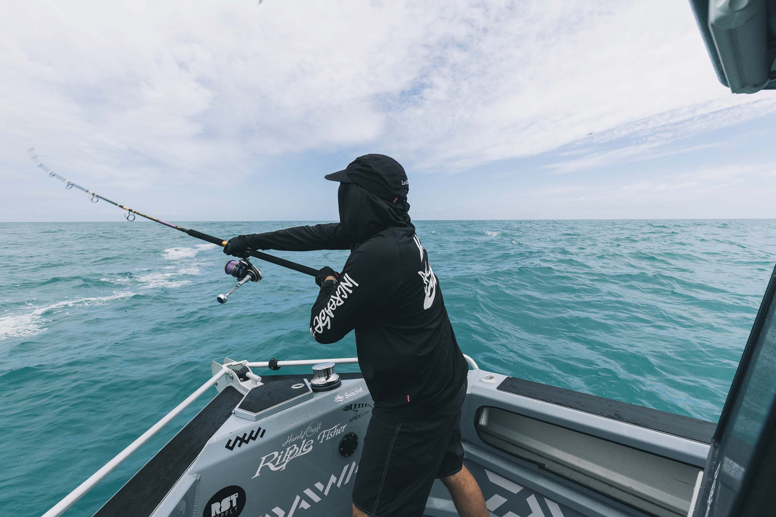 Lo-cab ドライメッシュパーカー フィッシングアパレル DJ-010 ハーフメッシュパーカー - DAYTONA | アンバーピース