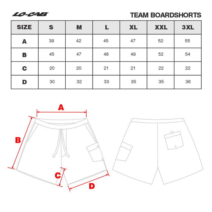 Team Boardshort - King Flag - Green