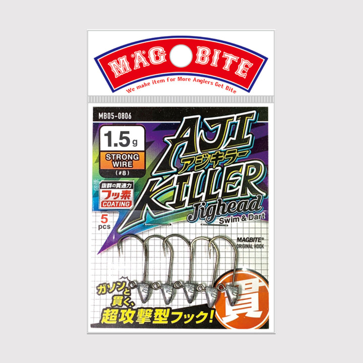 Magbite Aji Killer Jighead - Strong Wire