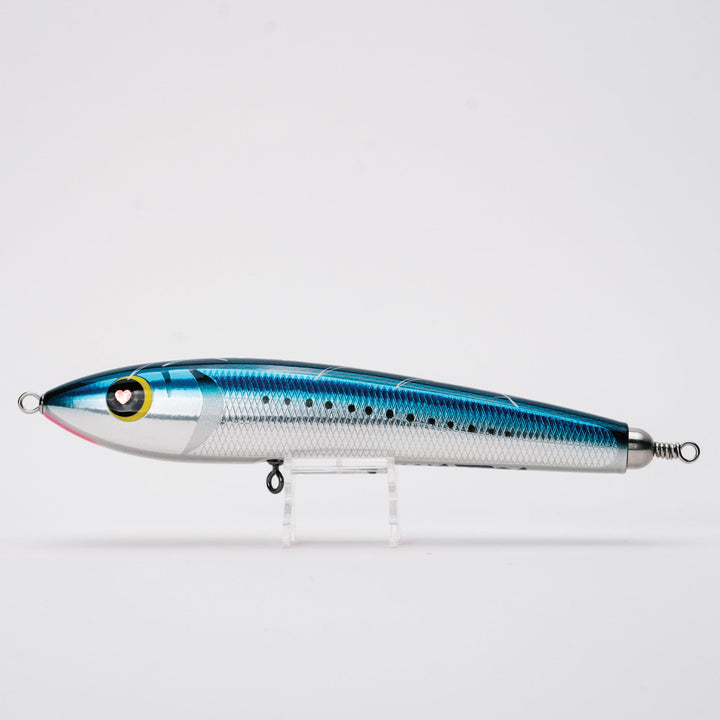Hammerhead Cherry Boy 240mm/128g - Blue/Silver Black Dot Lateral Line