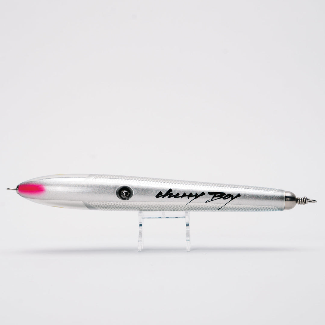 Hammerhead Cherry Boy 240mm/128g - Blue/Silver Black Dot Lateral Line