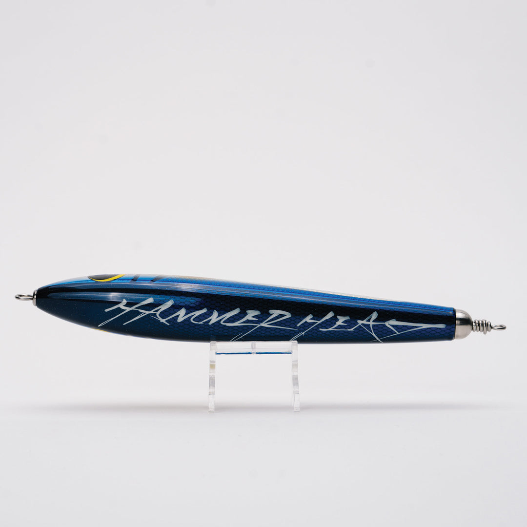 Hammerhead Cherry Pai 220mm/107g - Blue/Silver Gold Dot