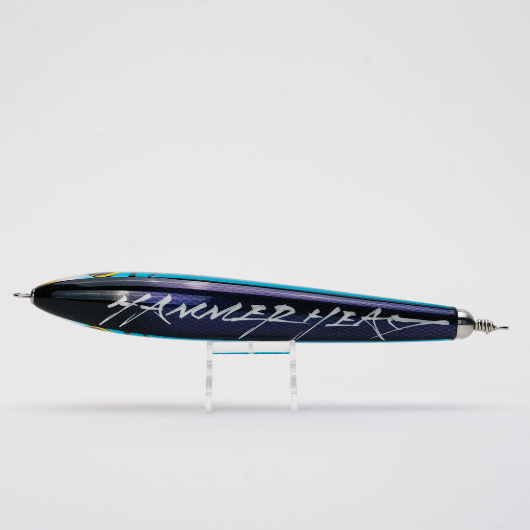 Hammerhead Cherry Pai 220mm/107g - Purple/Blue/Silver Gold Wing