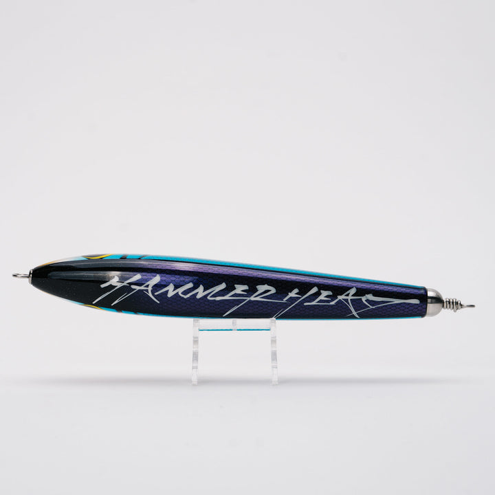 Hammerhead Cherry Pai 220mm/107g - Purple/Blue/Silver Gold Wing