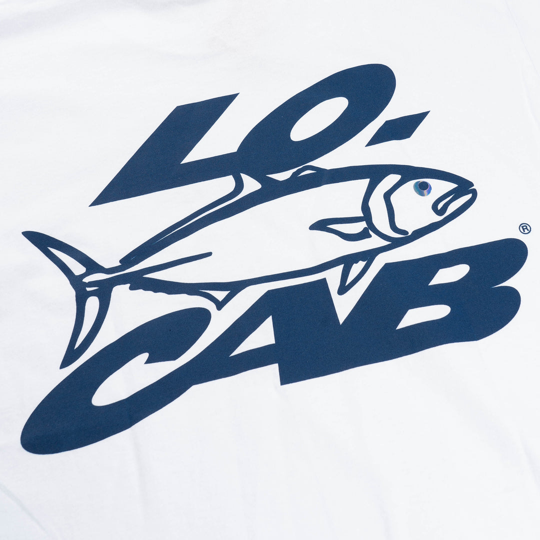 Haku (Foil Eye) Tee - White