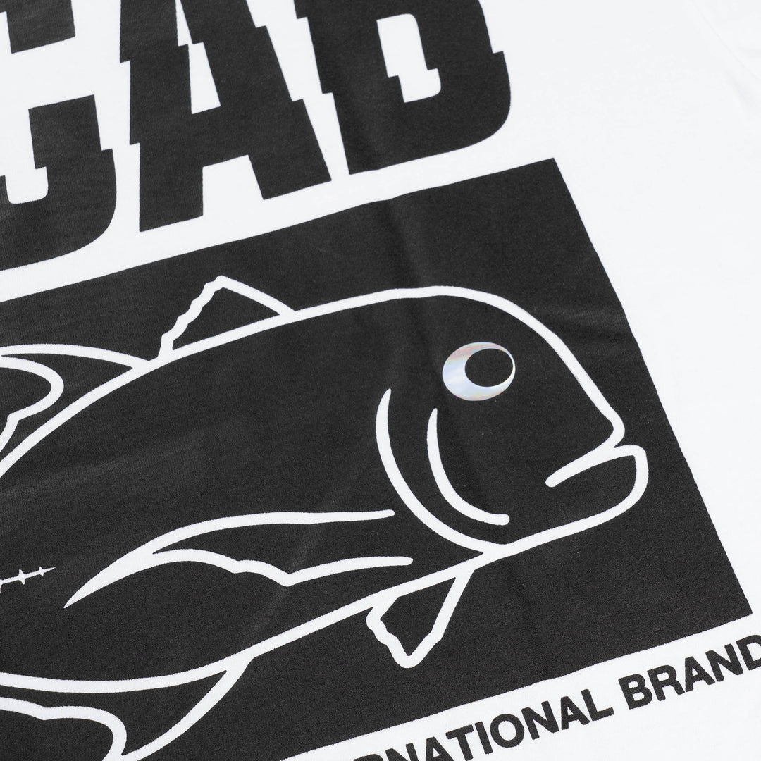 Jagged Ulua (Foil Eye) Tee - White