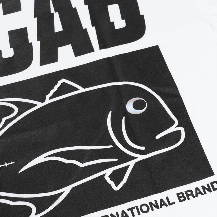 Jagged Ulua (Foil Eye) Tee - White