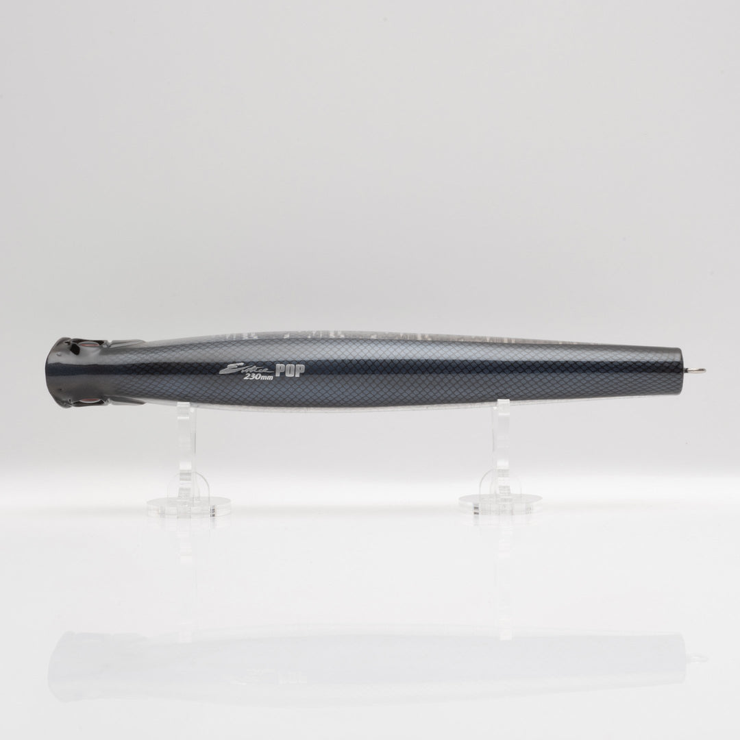 Shout! Entice Pop Lure - Black/Silver - 85grams / 230mm